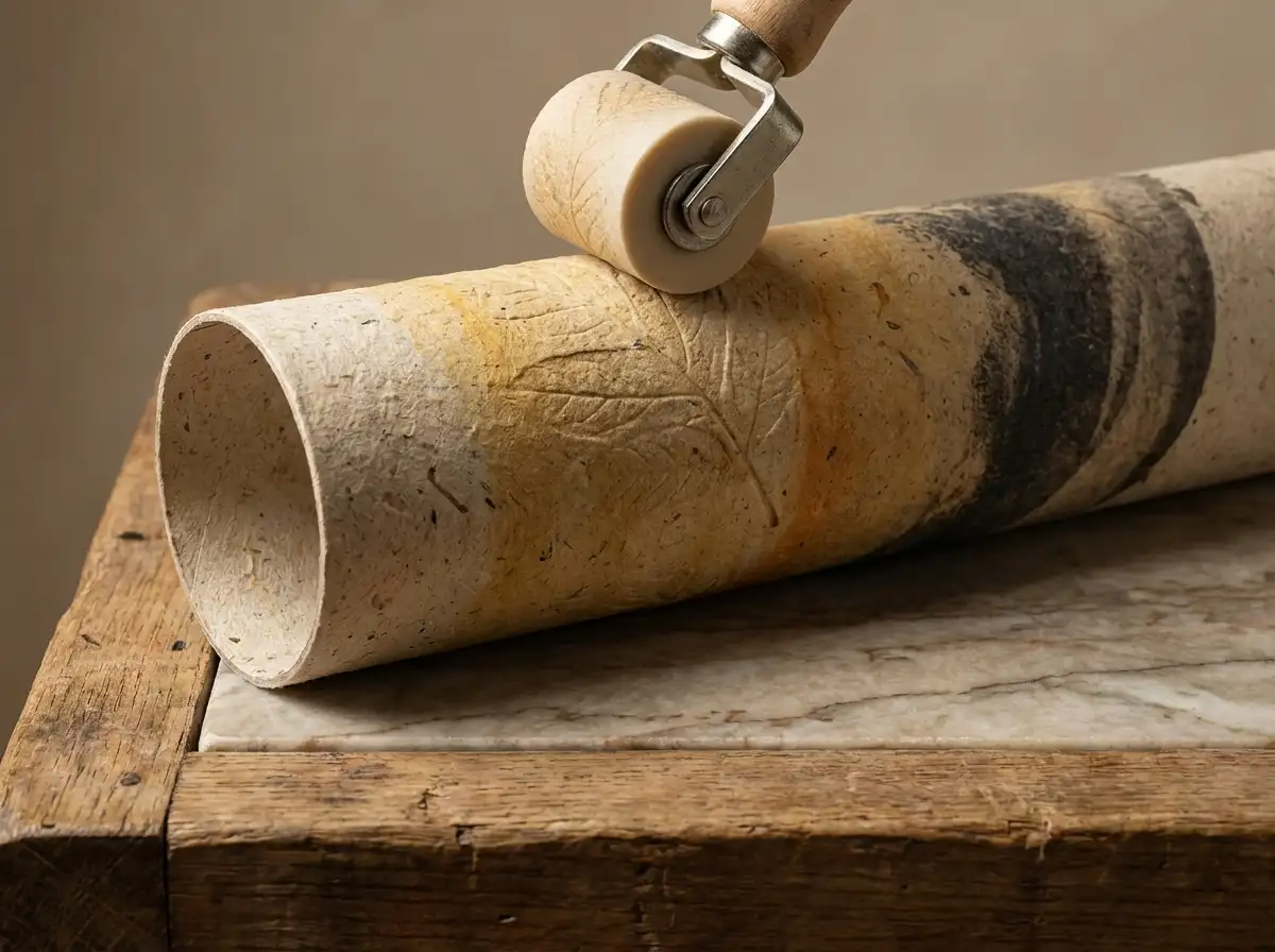 美妝紙管的表面加工與質感設計，紙管相關細節圖