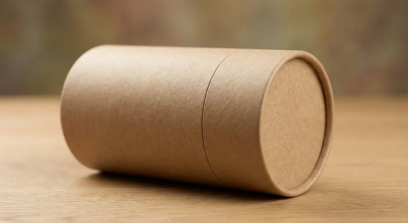 蠟燭紙管包裝展示大豆蠟香氛蠟燭，香氛品牌質感提升客製紙罐方案說明。
