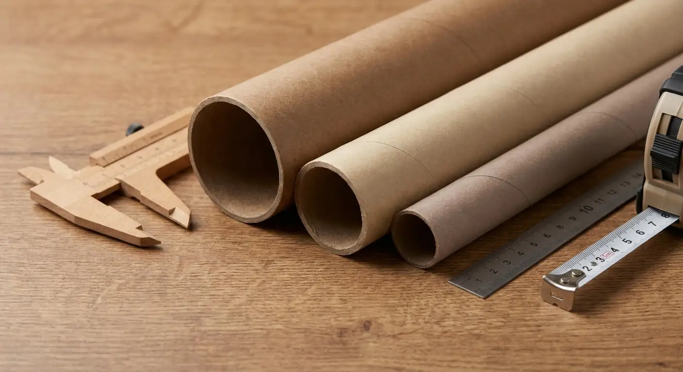 巧克力紙管的規格設計，紙管相關細節圖