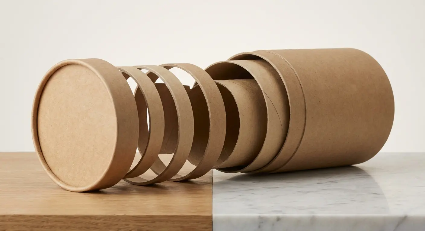 圓筒包裝的結構優勢，圓筒包裝相關細節圖