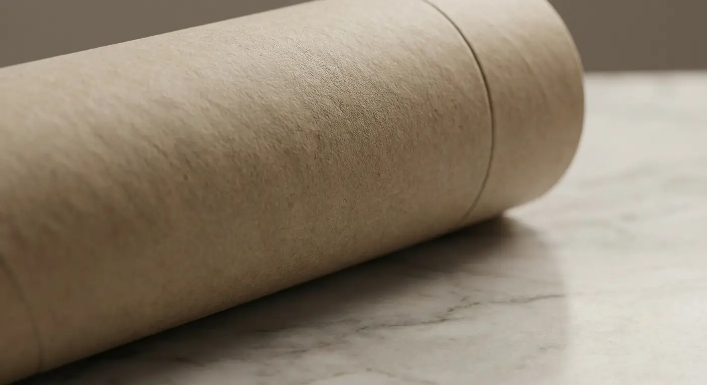 精油紙管的遮光保護，紙管相關細節圖