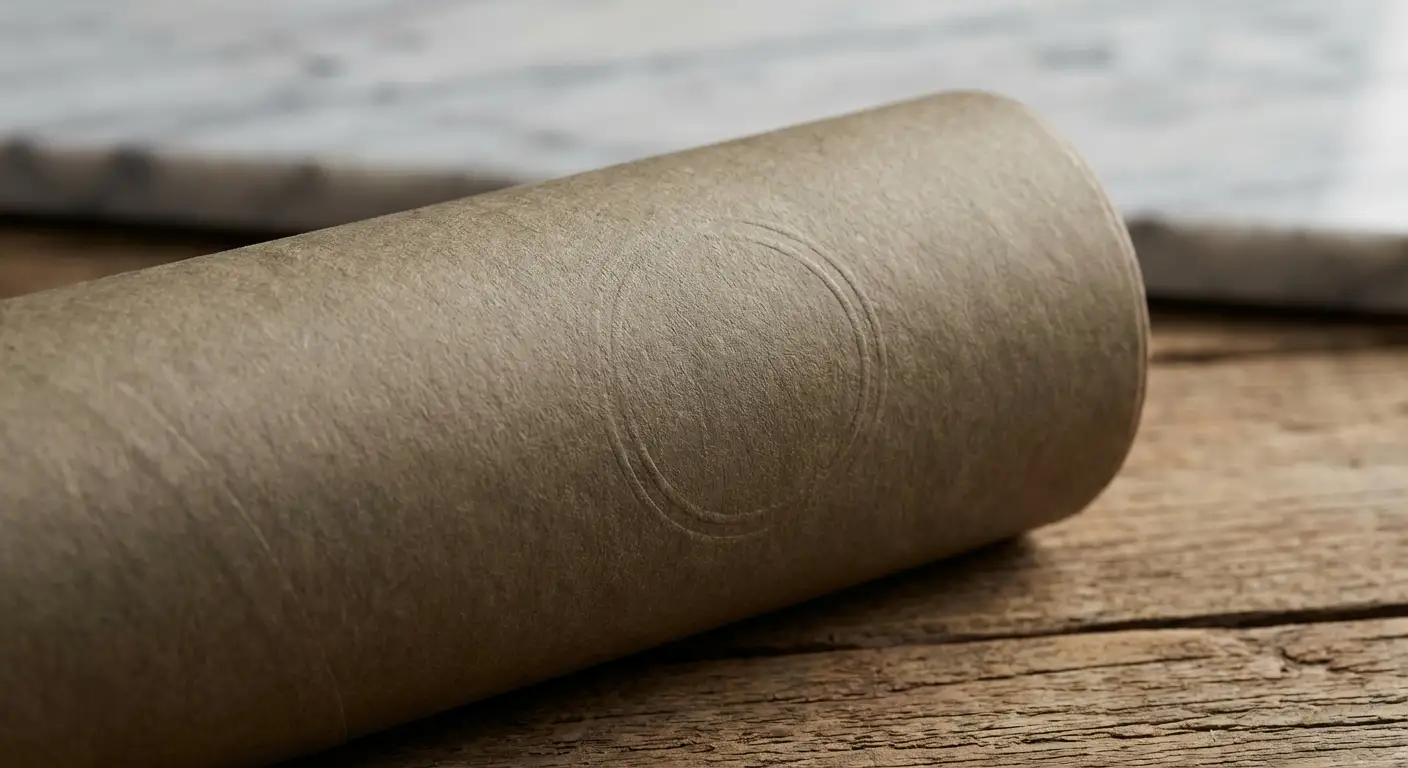 精油紙管的遮光與保護設計，紙管相關細節圖