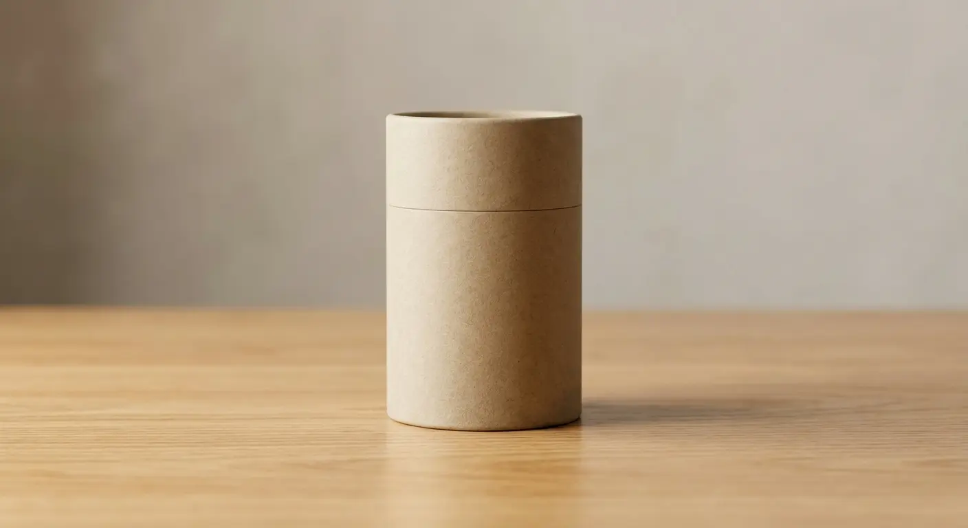 香氛蠟燭紙管包裝展示防熱內襯精品質感，節慶禮盒設計客製化紙管方案。