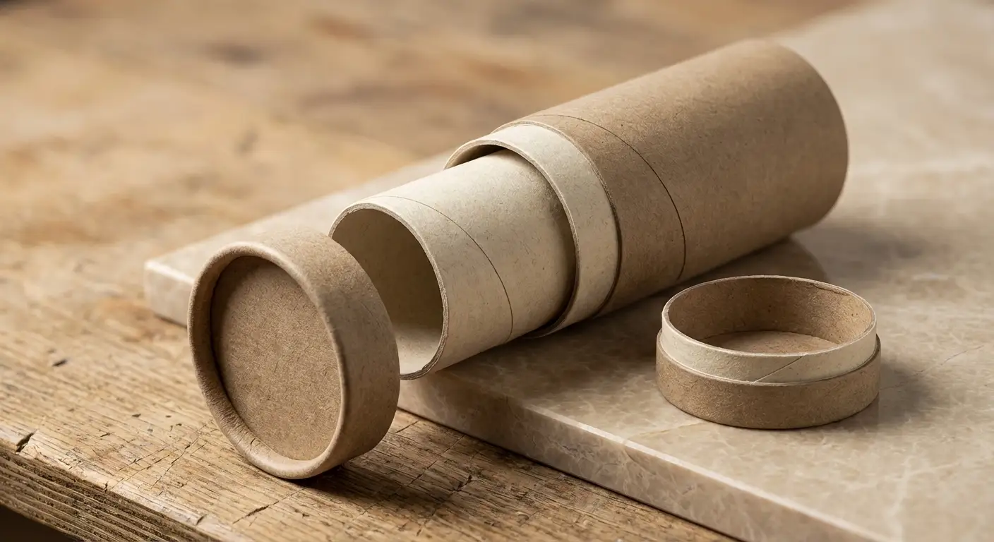 多條裝的結構規劃，紙管相關細節圖