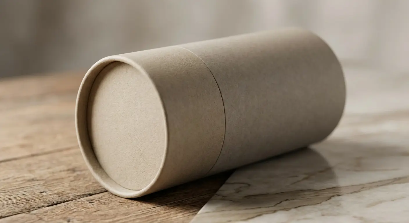 花草茶紙罐包裝展示洋甘菊與薰衣草茶，密封保香與視覺行銷關鍵設計。