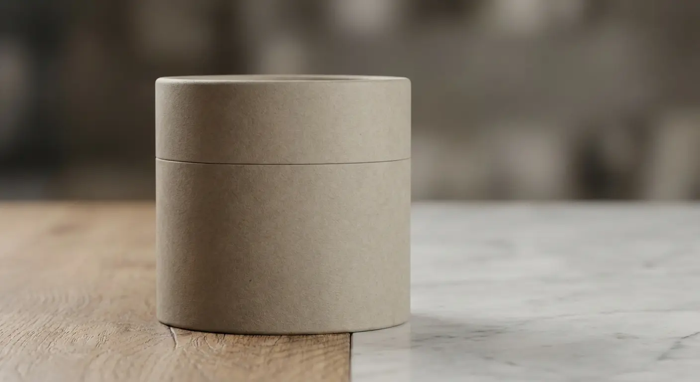 兒童營養品紙罐包裝展示食品安全防開啟設計，吸睛客製化紙罐安全說明。