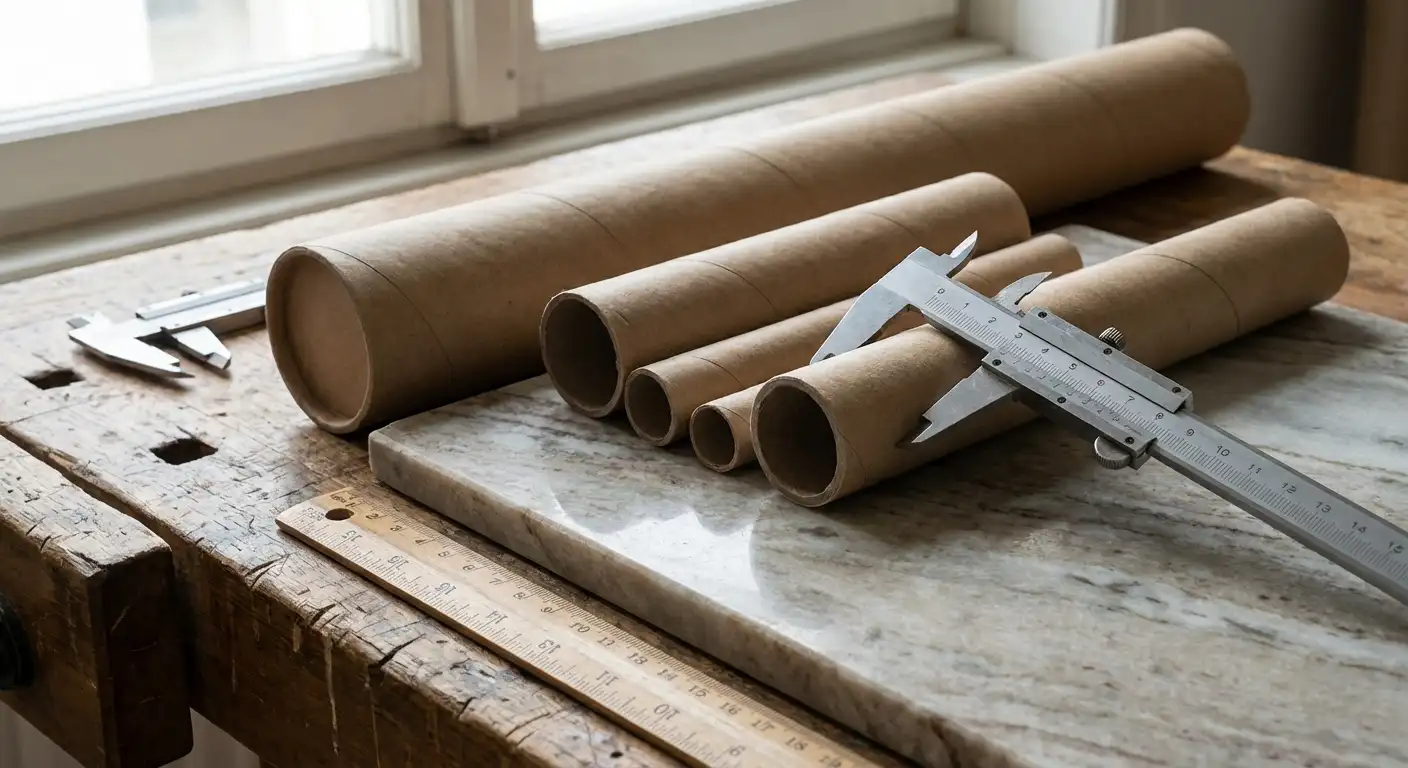 護唇膏紙管的規格，紙管相關細節圖