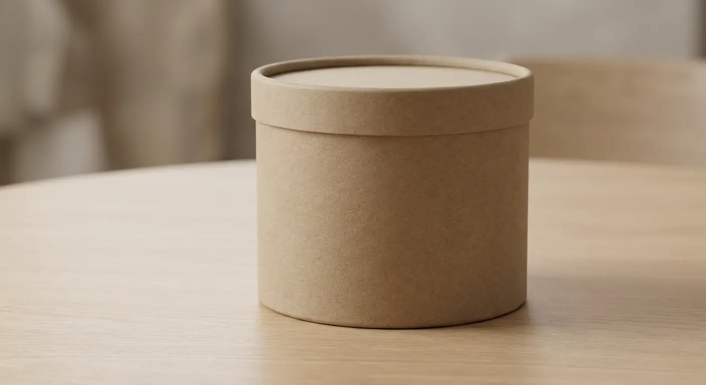 有機嬰兒米精紙罐包裝展示食品安全設計，品牌信賴感建立客製化紙罐方案。