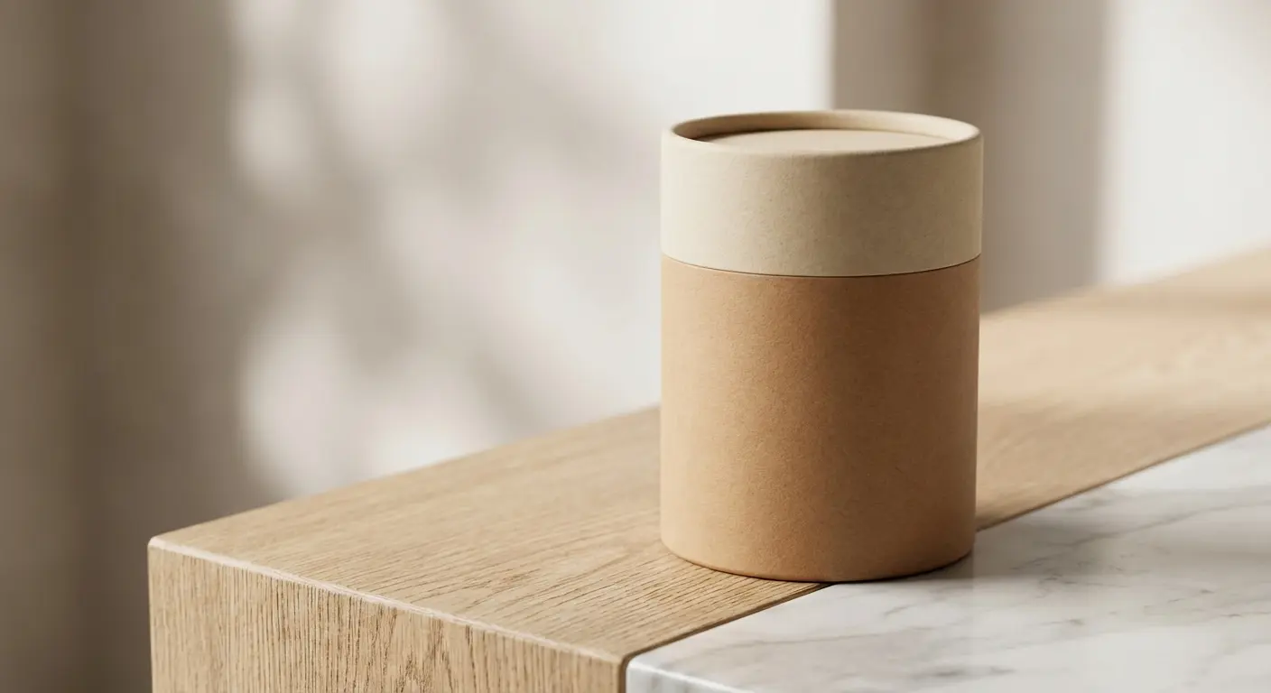 有機燕麥片紙罐包裝展示健康穀物品牌，環保包裝策略與客製化紙罐方案。