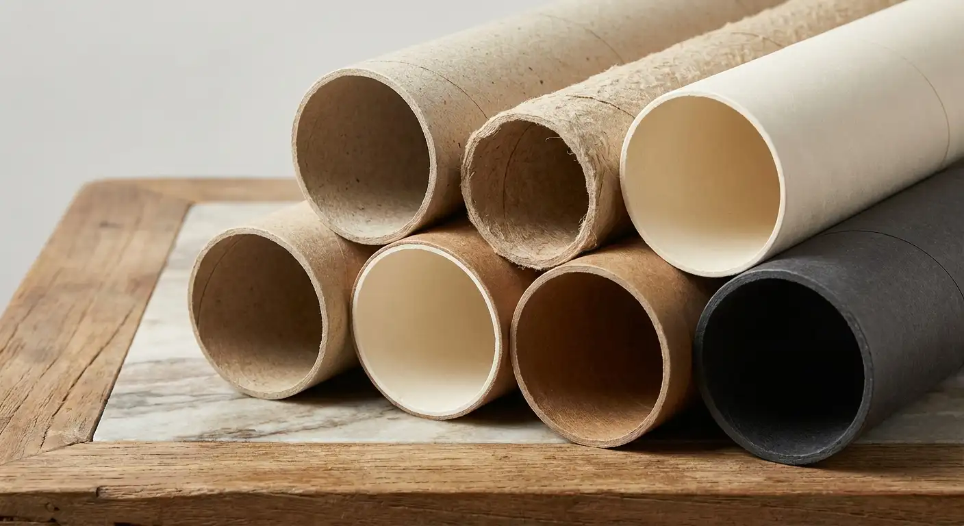 牛皮紙與天然材質搭配，紙罐相關細節圖