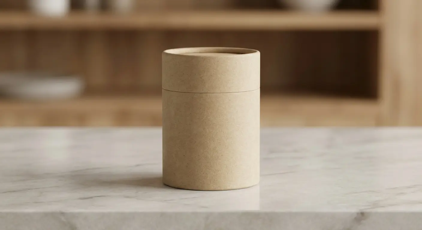 紙罐環保回收材質分層展示，品牌永續包裝綠色選擇與回收分類完整指南。