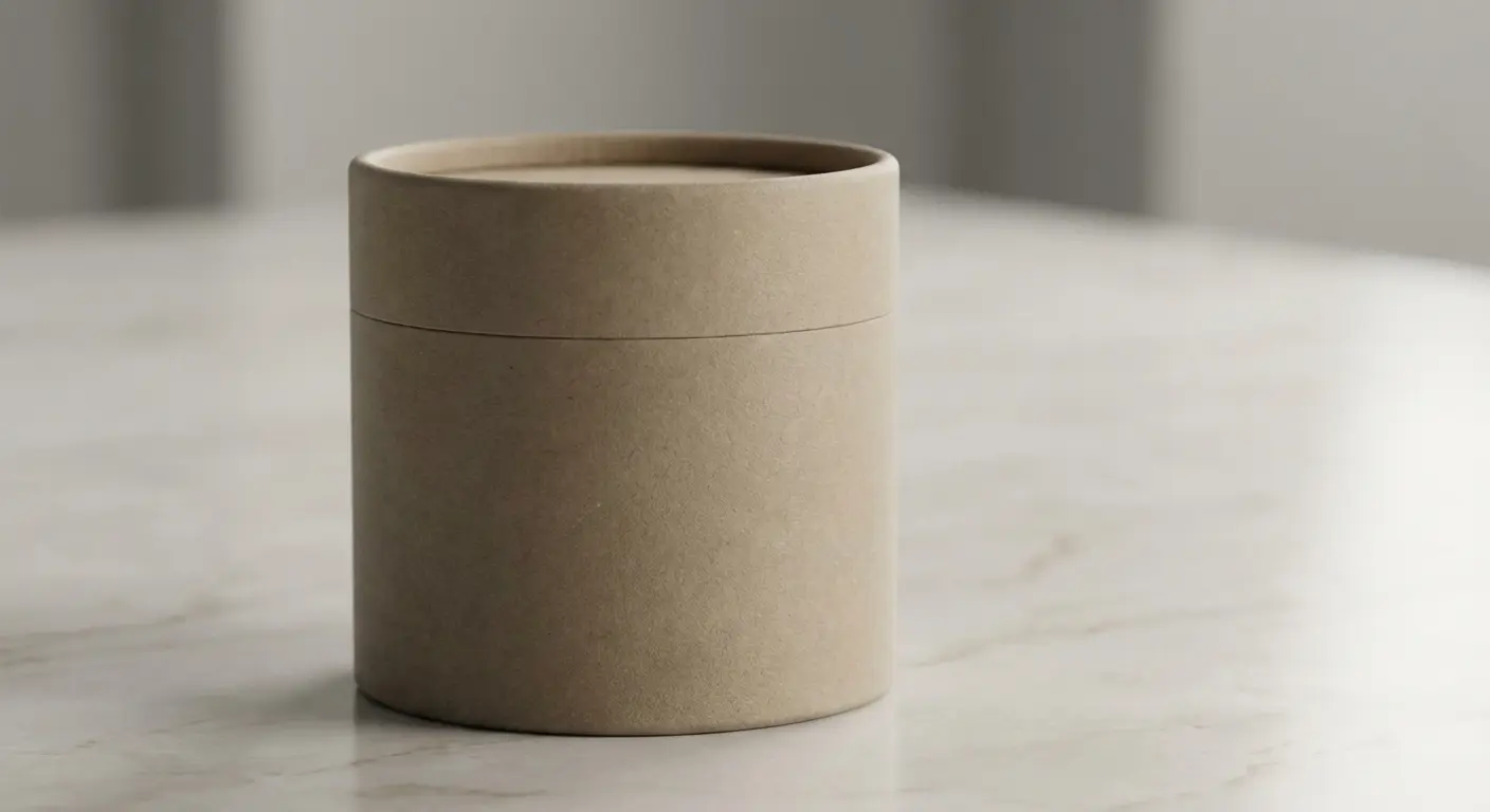 國際外銷紙罐包裝展示不同市場標示語言，多國規格調整與客製化紙罐方案。