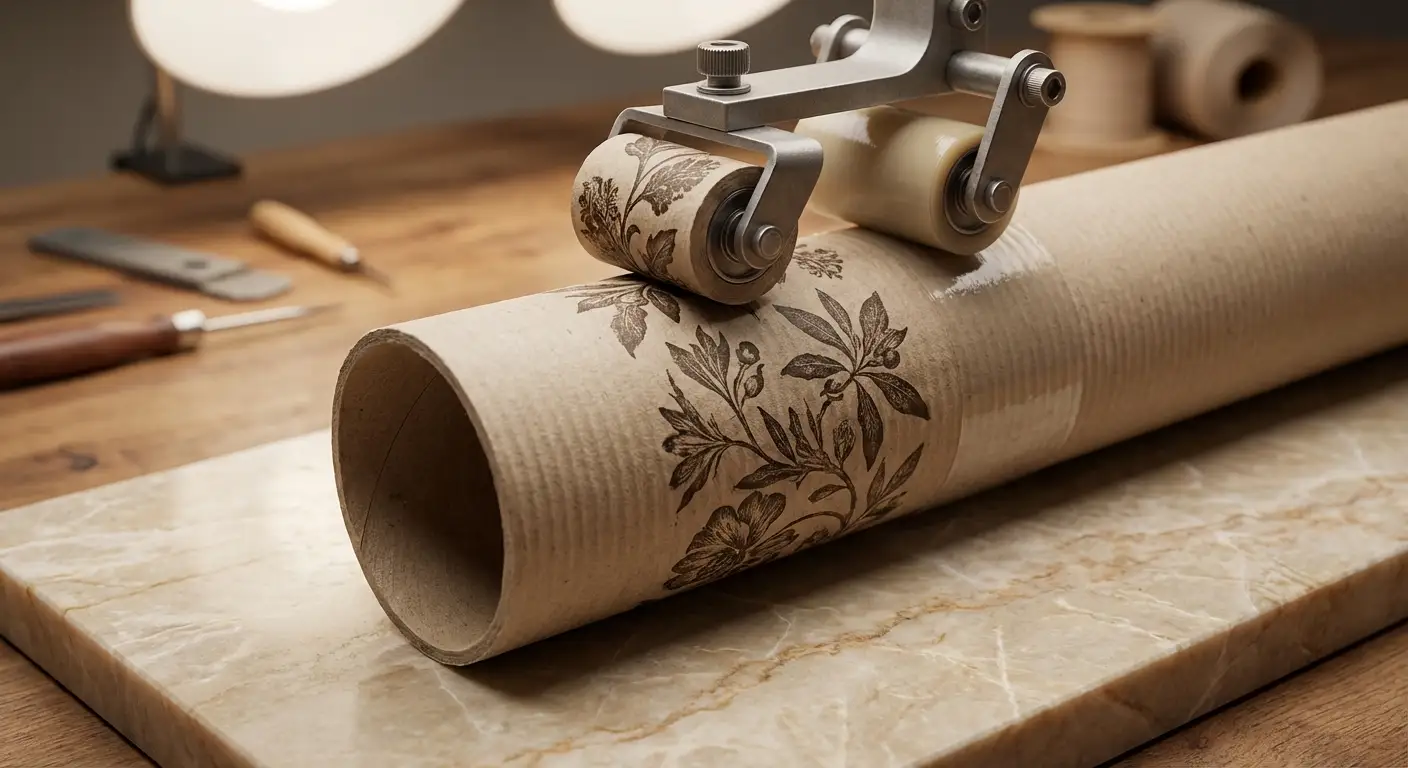 覆膜、燙金、局部 UV 三種工藝在圓筒面上各有適用，紙罐相關細節圖