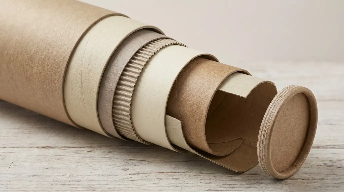 紙罐與金屬罐的結構差異，紙罐相關細節圖