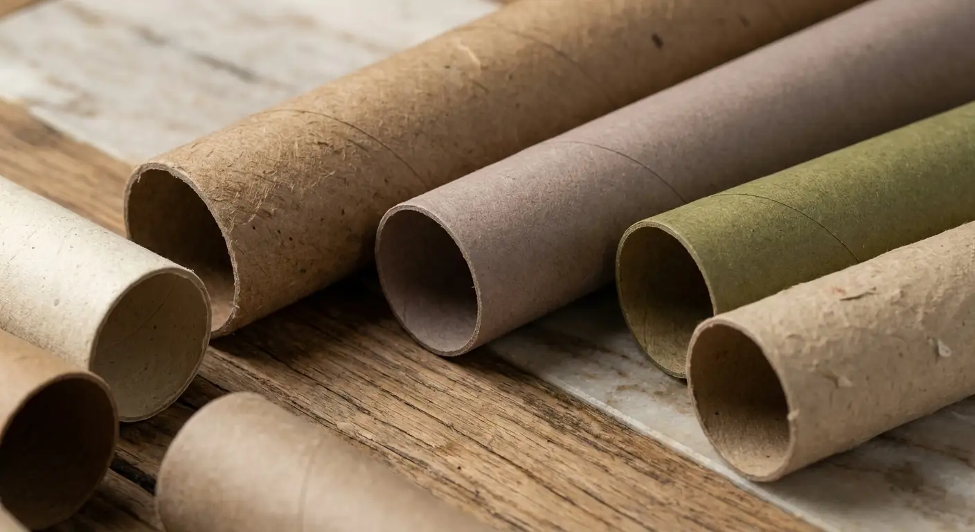 紙管外層的紙材選擇，紙管相關細節圖