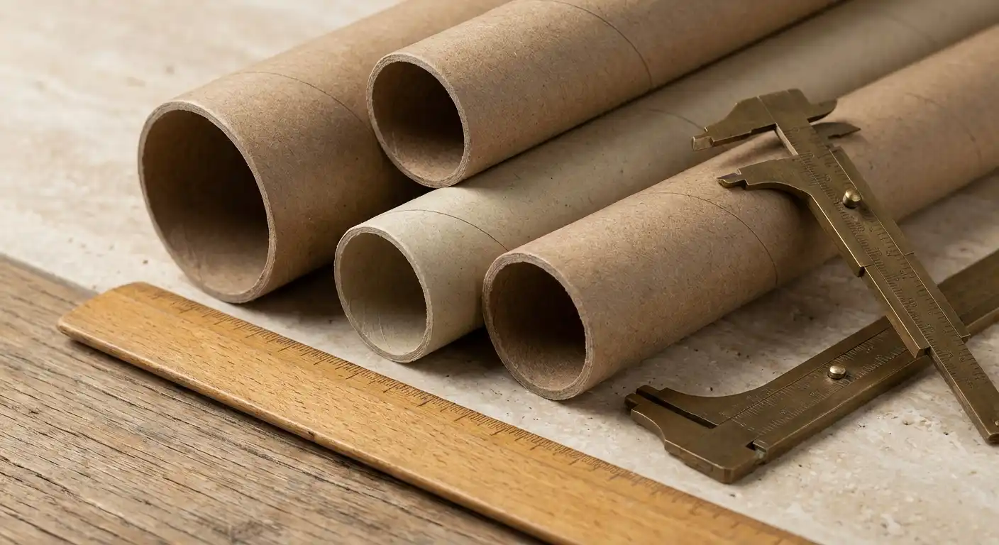 紙管規格的選擇建議，紙管規格相關細節圖