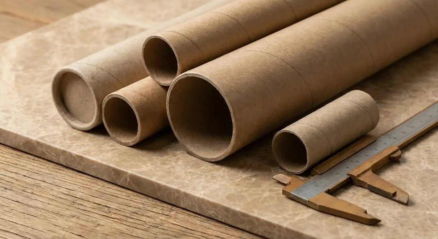 海報筒的基本規格與選擇，紙管相關細節圖