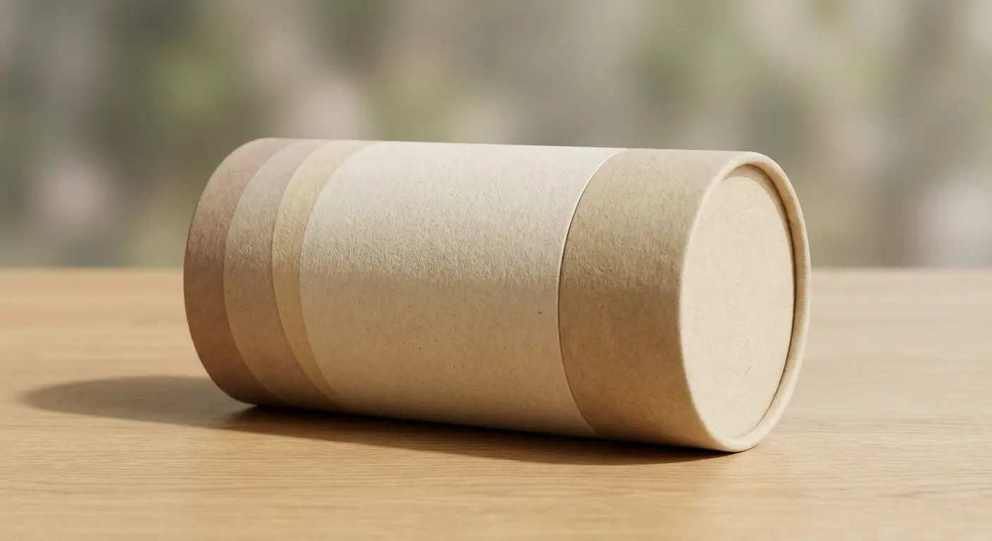 嬰幼兒米餅紙罐包裝搭配米餅展示，安心品牌升級方案與食品安全材質說明。