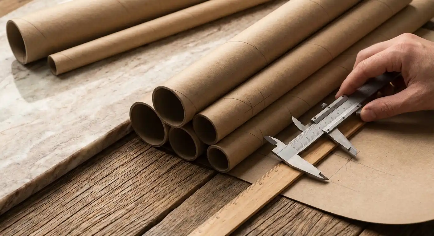 常見茶葉紙罐規格對照表，紙罐相關細節圖