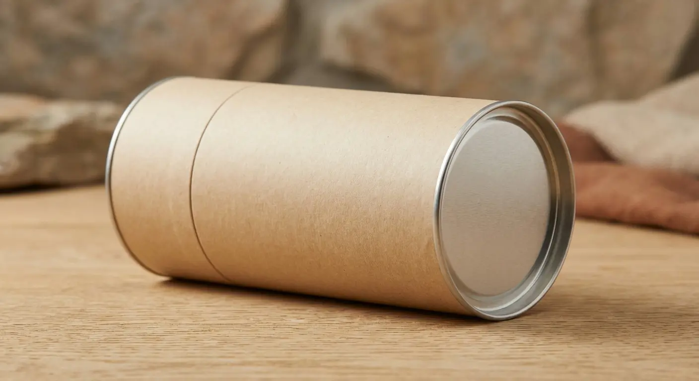 馬口鐵蓋紙蓋比較——馬口鐵蓋與紙蓋並排比較實拍圖，密封性成本與環保取捨的紙罐蓋型選擇指南。